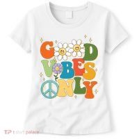 Good Vibes Only Retro Hippie Women's T-Shirt thumb 0