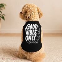 Good Vibes Only Cool Retro Doggie Tank thumb 2