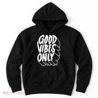 Good Vibes Only Cool Retro Hoodie thumb 0