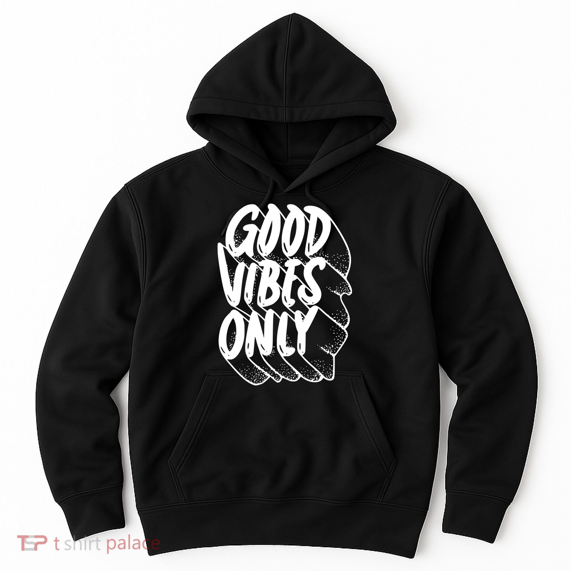 Good Vibes Only Cool Retro Hoodie