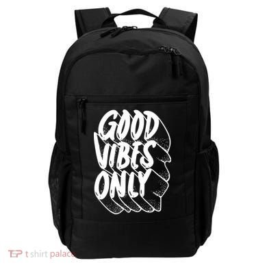 Good Vibes Only Cool Retro Backpack