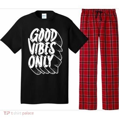 Good Vibes Only Cool Retro Pajama Set