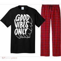 Good Vibes Only Cool Retro Pajama Set thumb 0