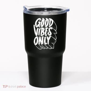 Good Vibes Only Cool Retro Tumbler