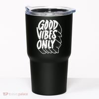 Good Vibes Only Cool Retro Tumbler thumb 0