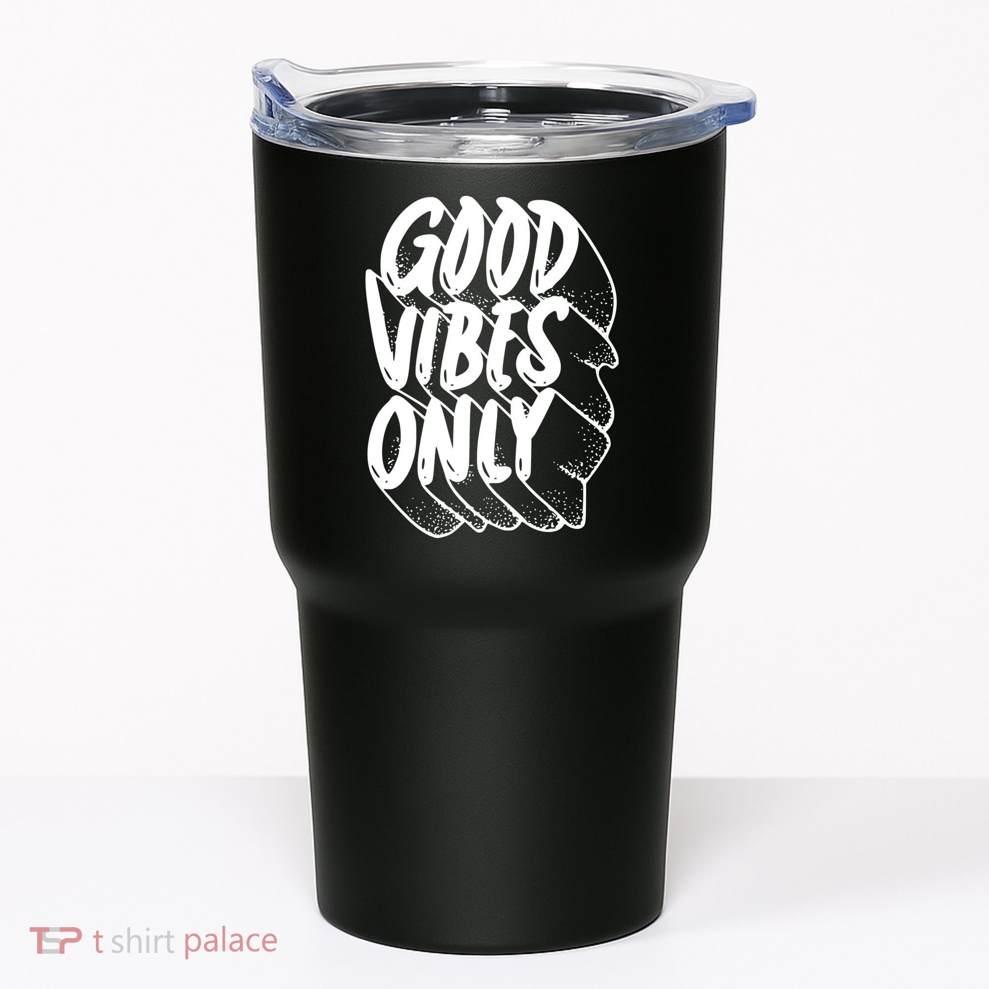 Good Vibes Only Cool Retro Tumbler
