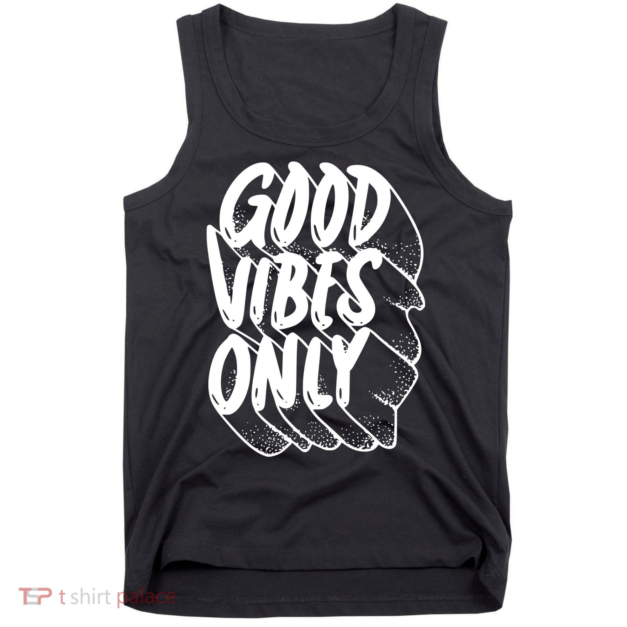 Good Vibes Only Cool Retro Tank Top