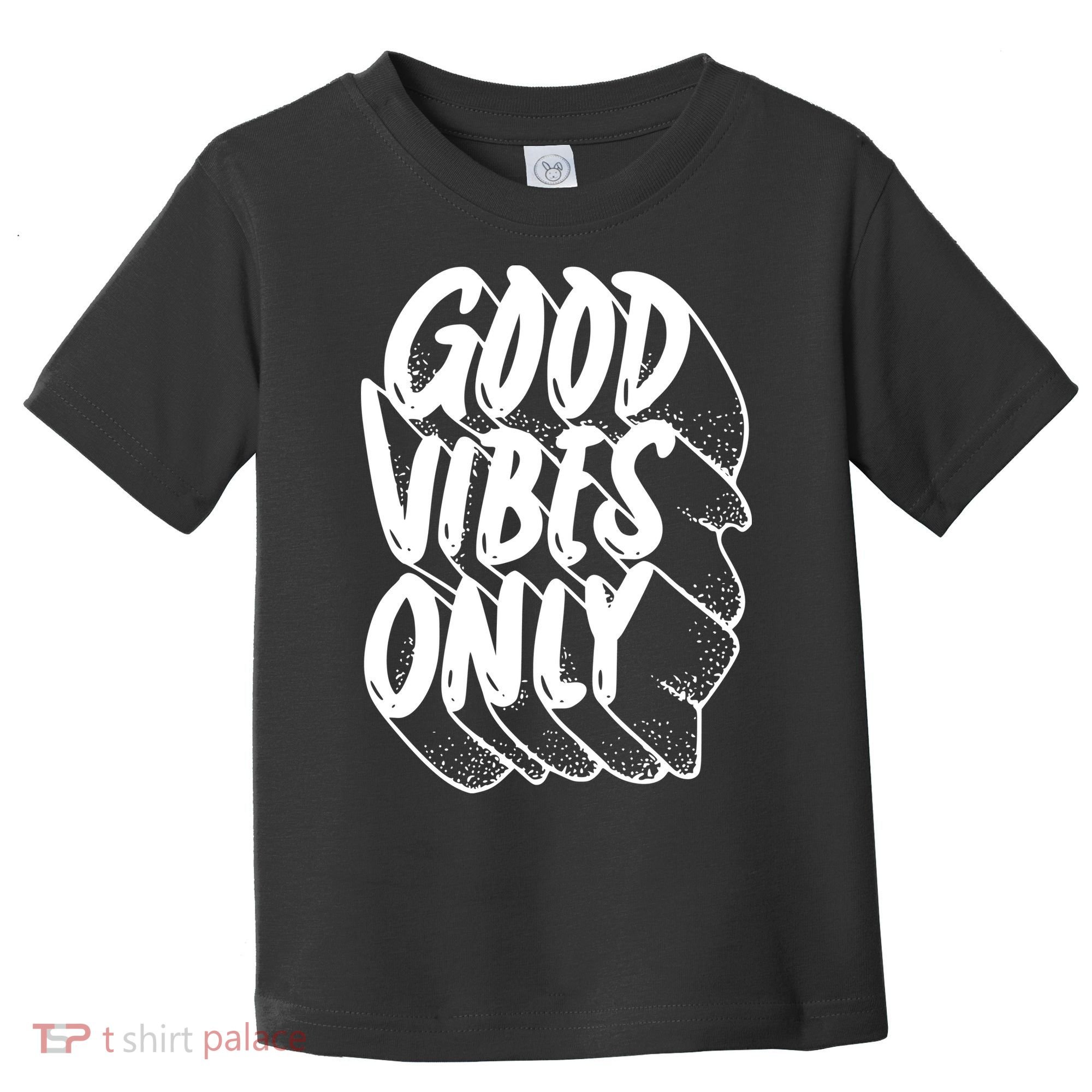Good Vibes Only Cool Retro Toddler T-Shirt