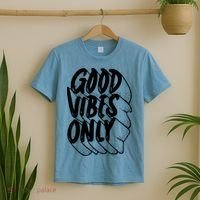 Good Vibes Only Cool Retro T-Shirt thumb 2