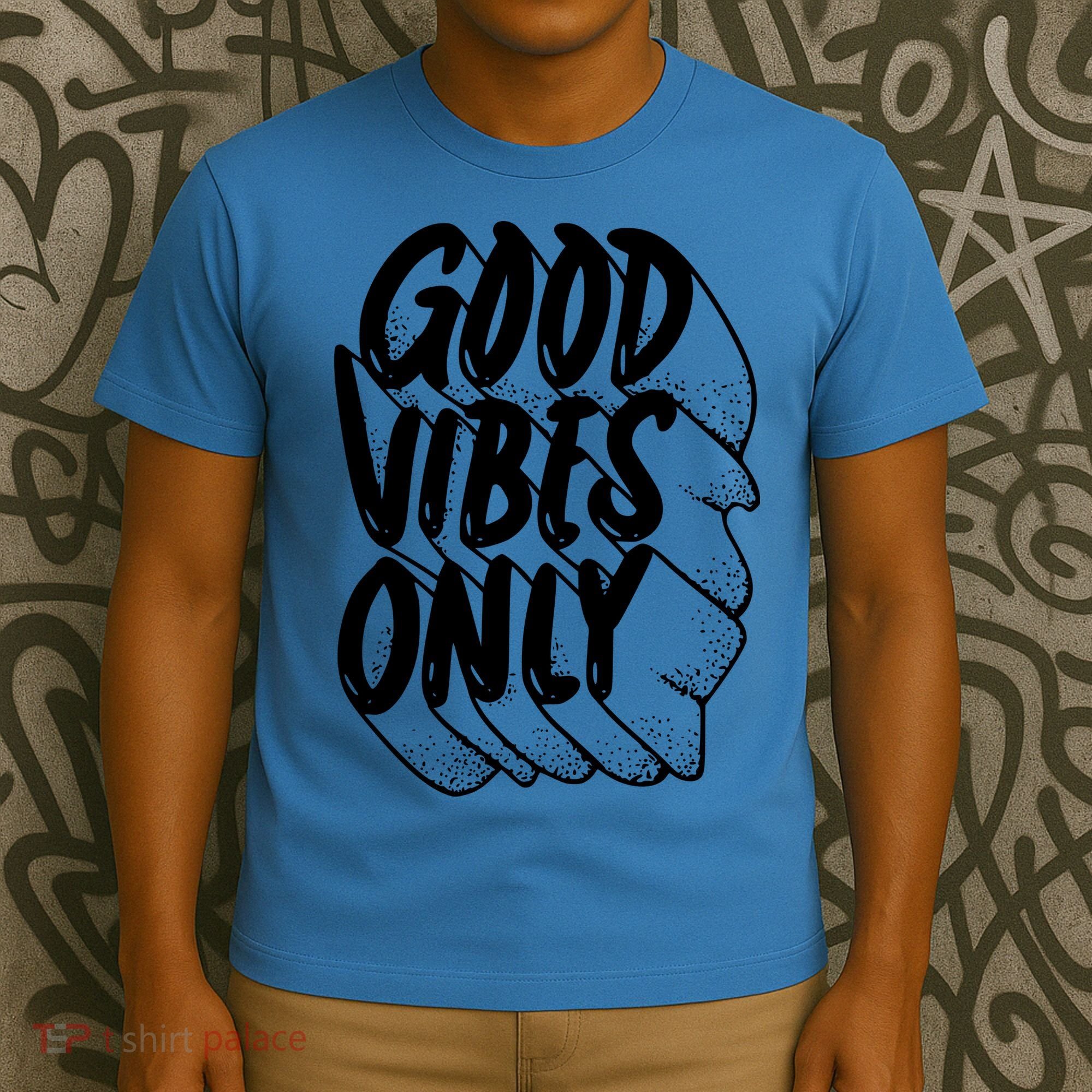 Good Vibes Only Cool Retro T-Shirt