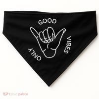 Good Vibes Only Gnarly Surfer USA-Made Doggie Bandana thumb 0