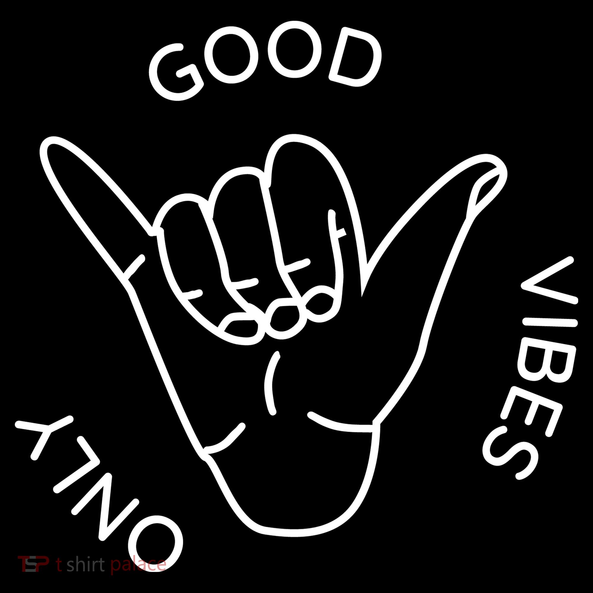Good Vibes Only Gnarly Surfer Women's Hoodie