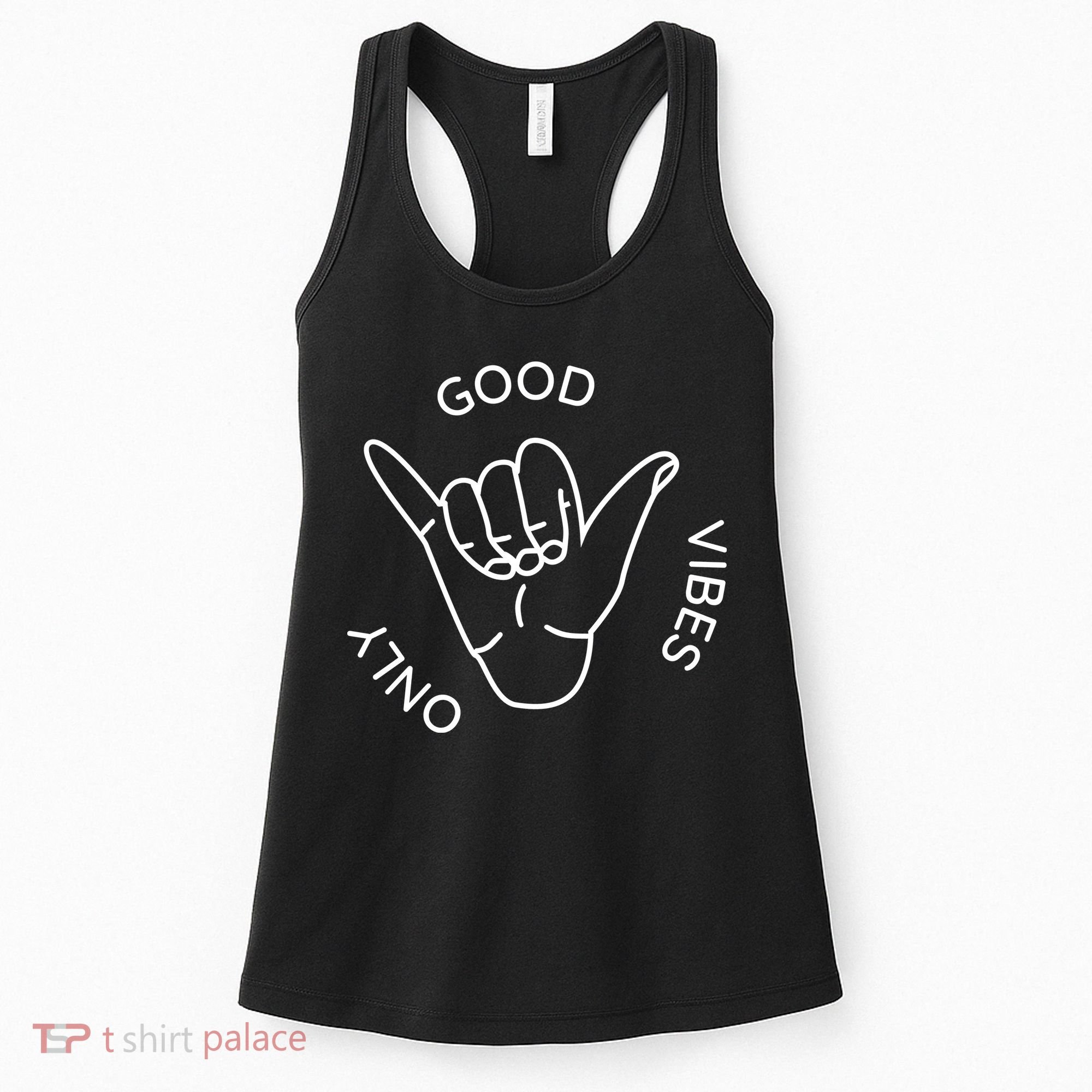 Good Vibes Only Gnarly Surfer Women's Tank Top