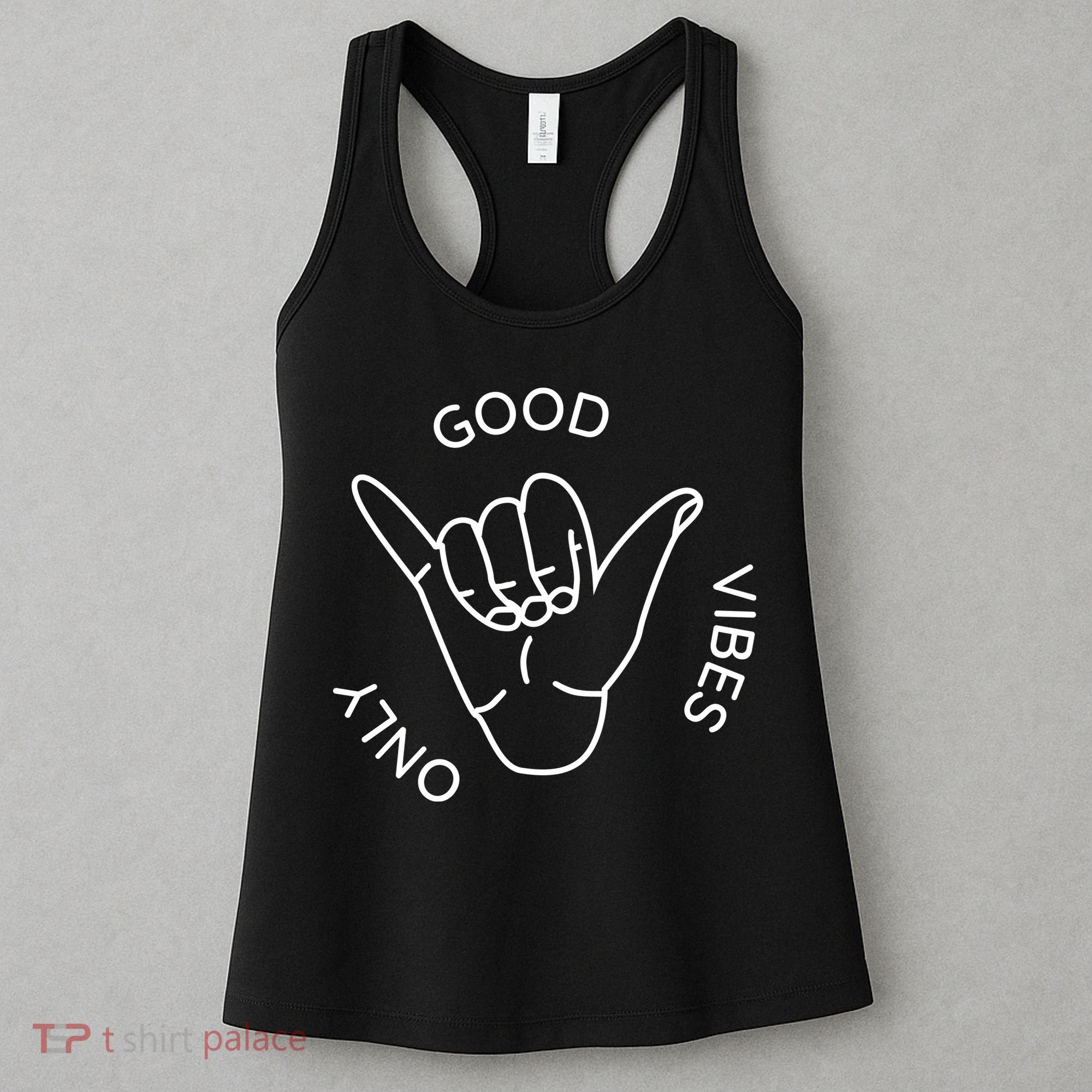Good Vibes Only Gnarly Surfer Women's Tank Top