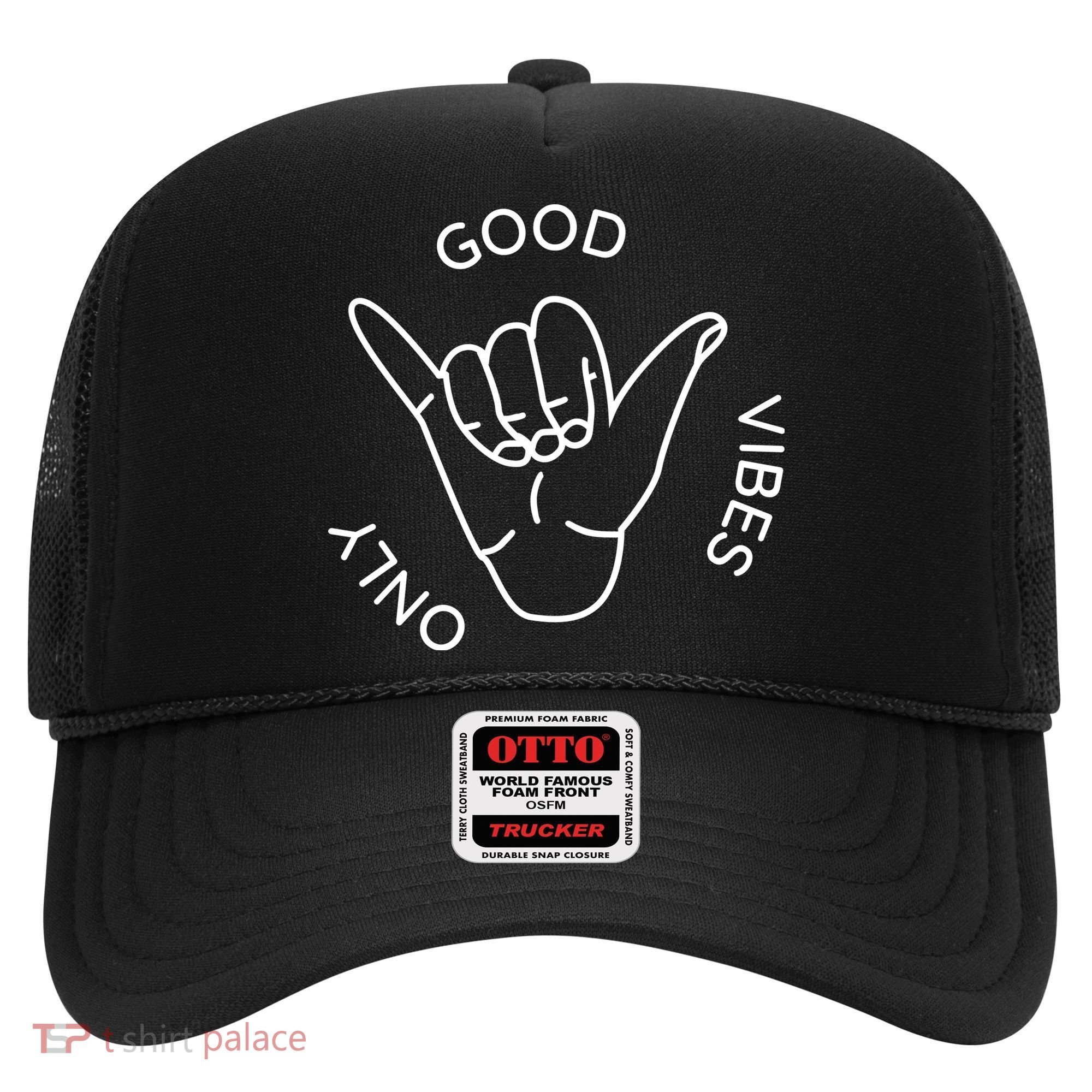 Good Vibes Only Gnarly Surfer Hat