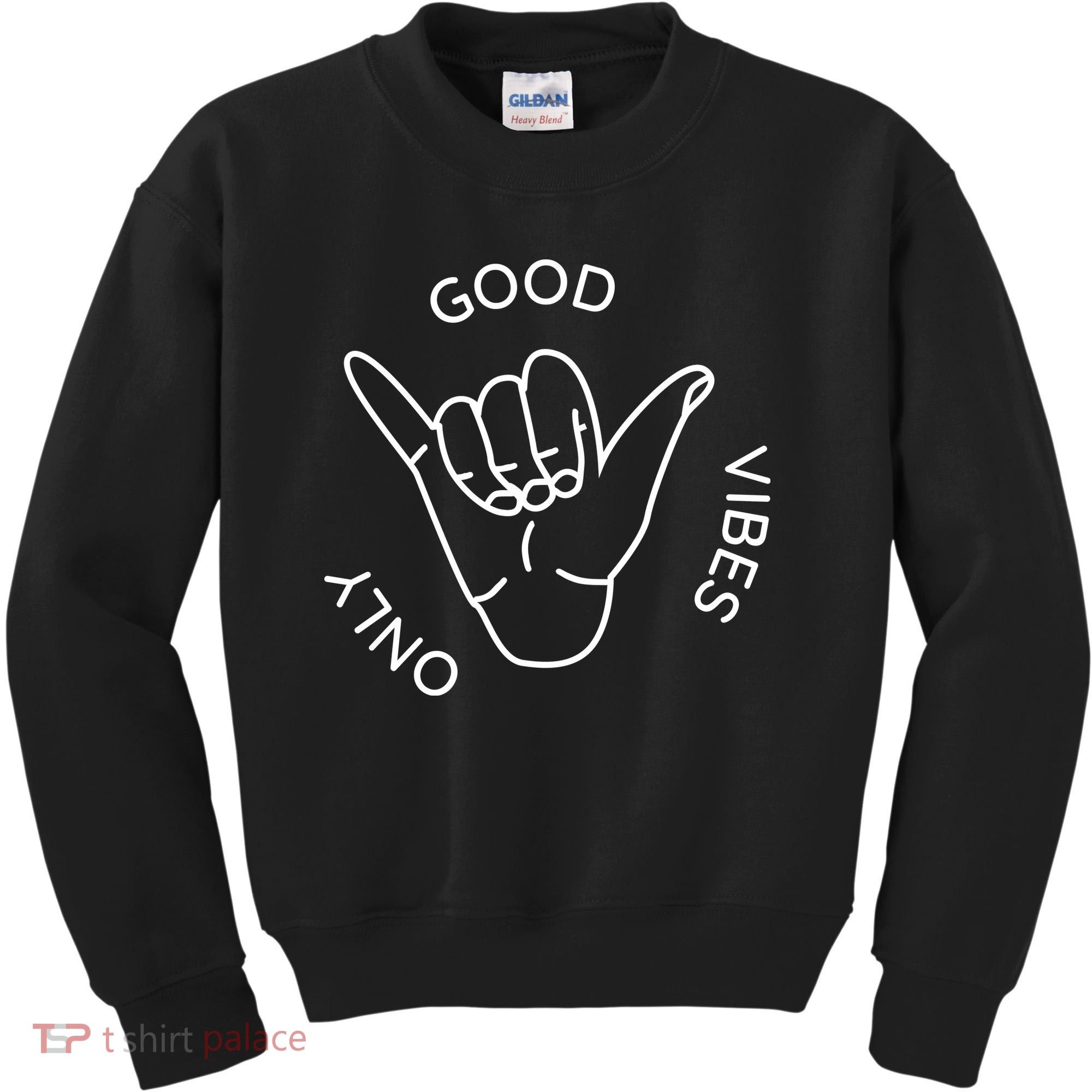Good Vibes Only Gnarly Surfer Kids Sweatshirt