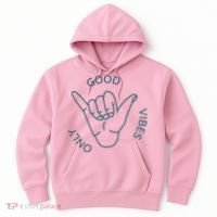 Good Vibes Only Gnarly Surfer Hoodie thumb 0