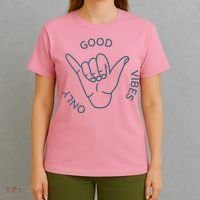 Good Vibes Only Gnarly Surfer T-Shirt thumb 4