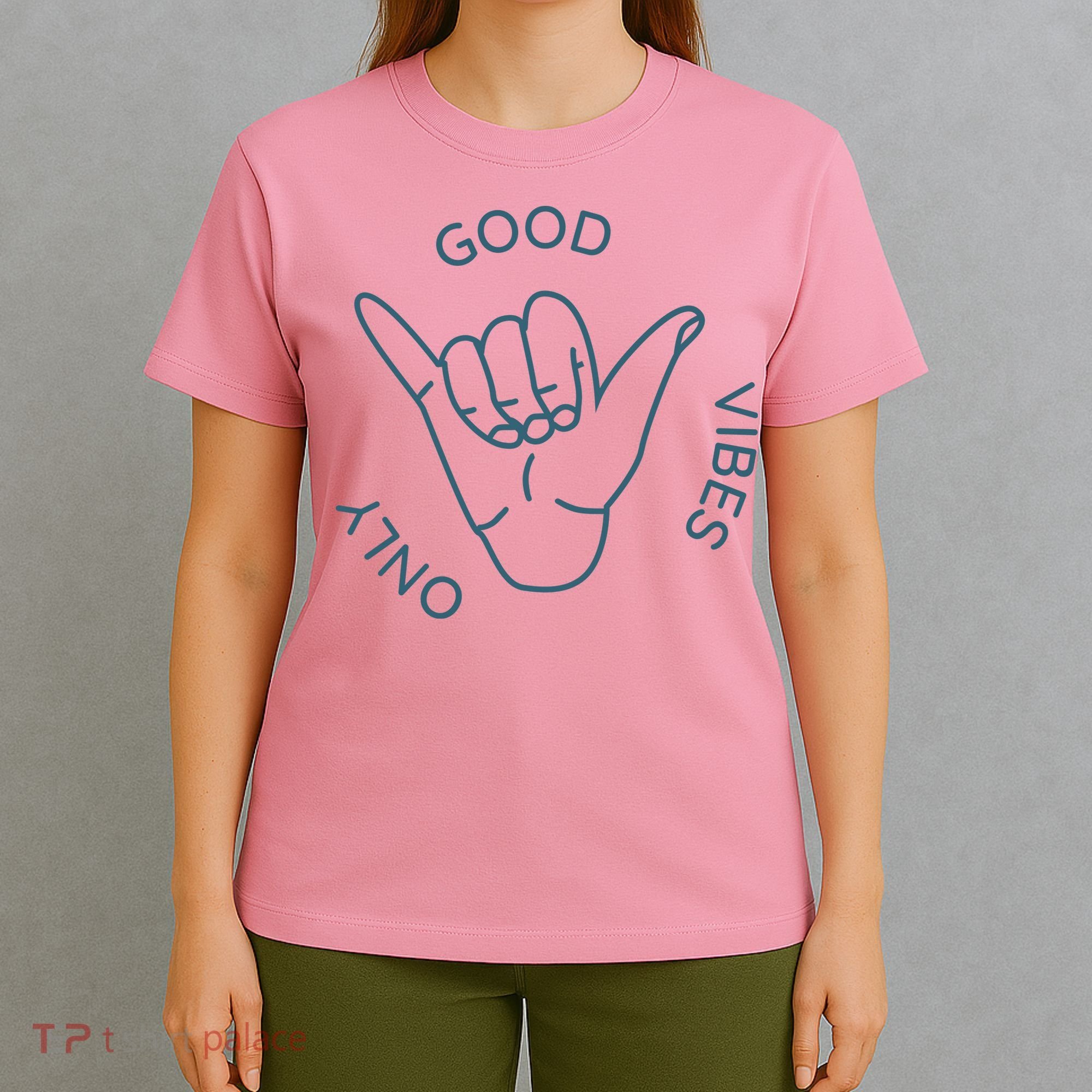 Good Vibes Only Gnarly Surfer T-Shirt
