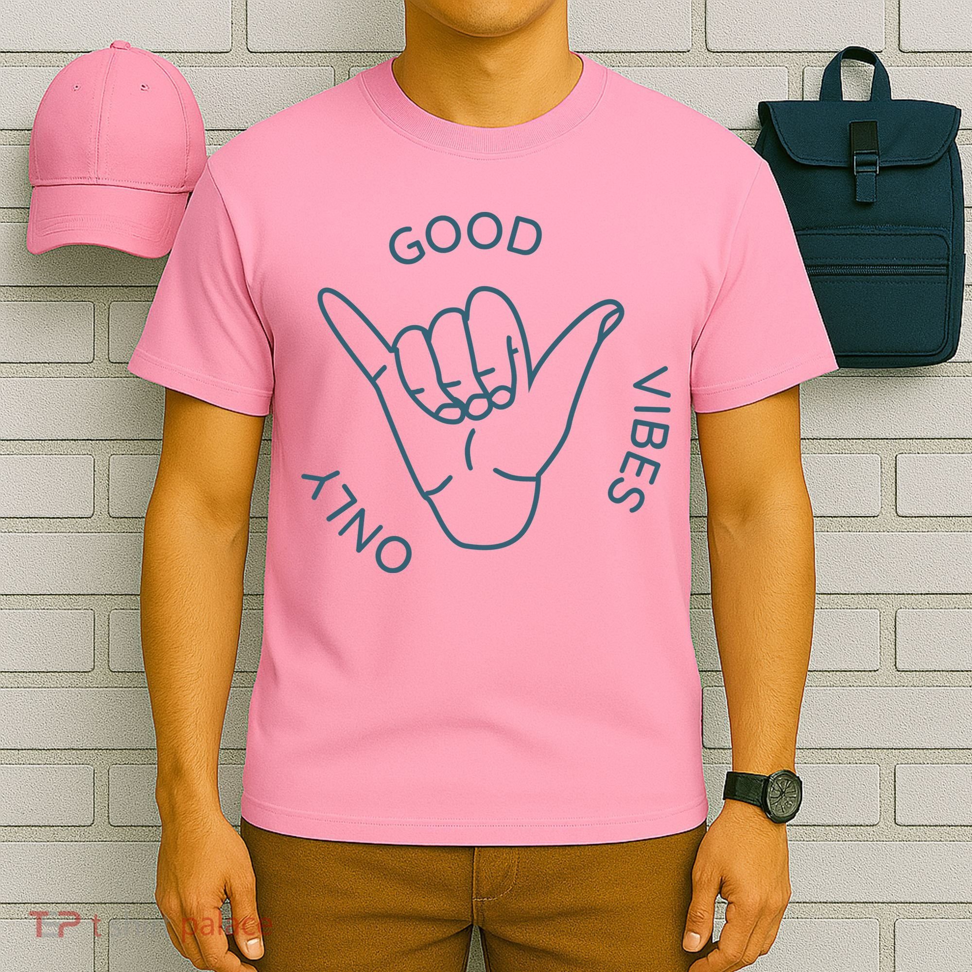 Good Vibes Only Gnarly Surfer T-Shirt