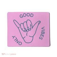Good Vibes Only Gnarly Surfer Mousepad thumb 0