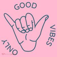 Good Vibes Only Gnarly Surfer Mousepad thumb 1
