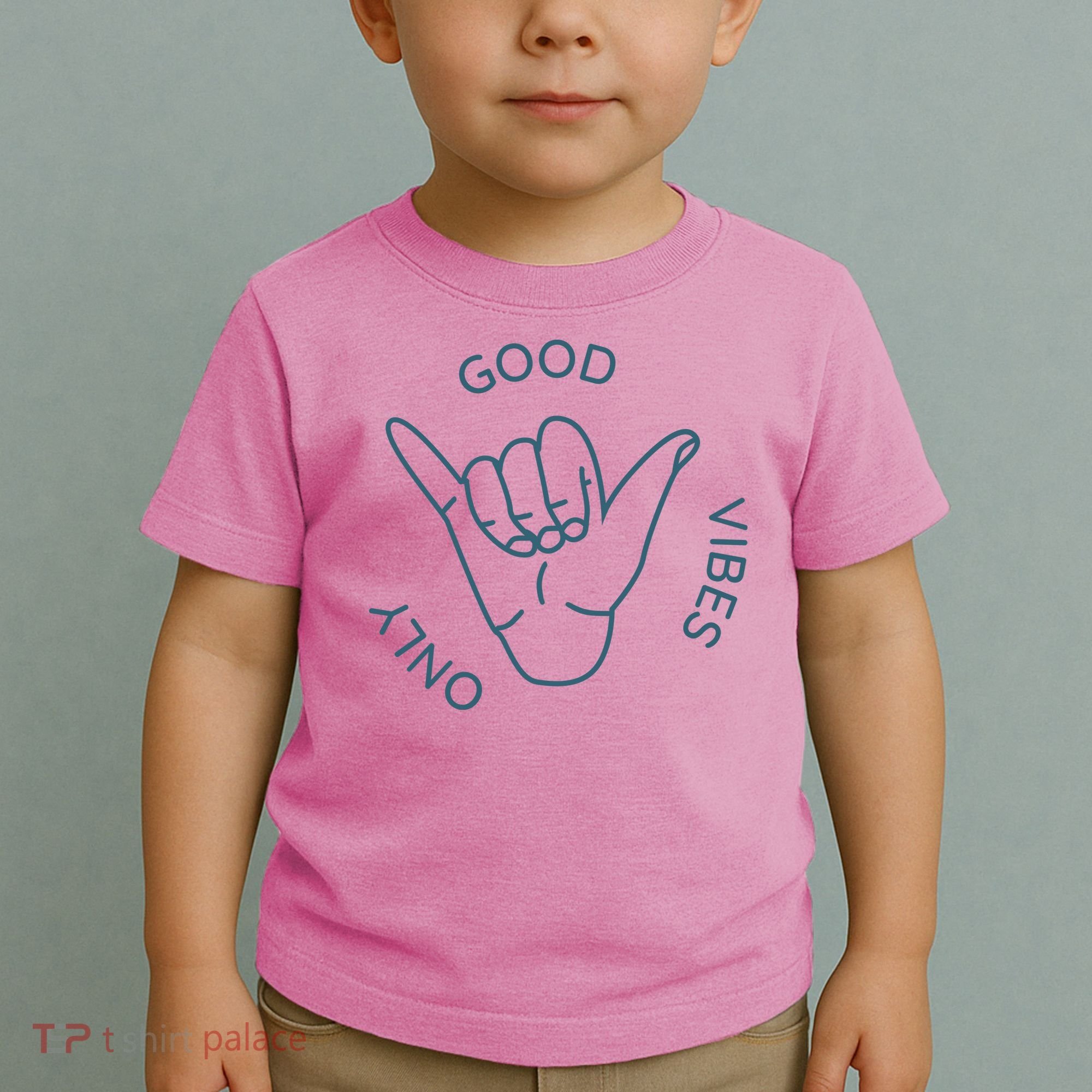 Good Vibes Only Gnarly Surfer Toddler T-Shirt