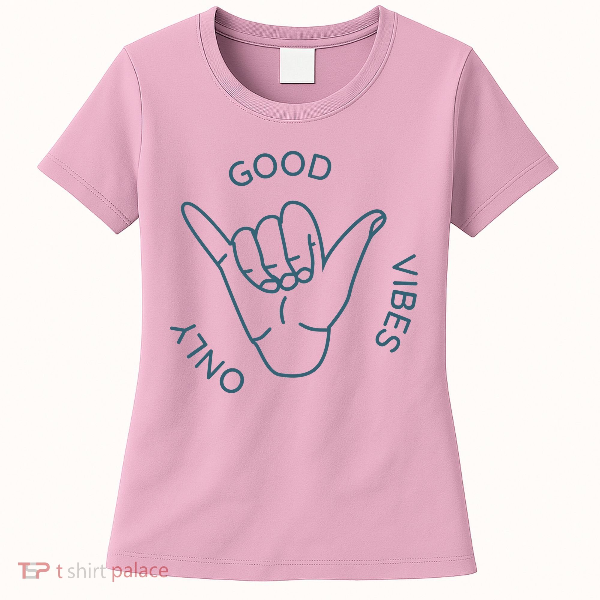 Good Vibes Only Gnarly Surfer Women's T-Shirt