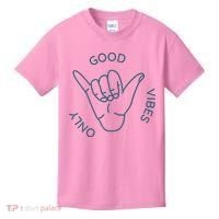 Good Vibes Only Gnarly Surfer Kids T-Shirt thumb 0