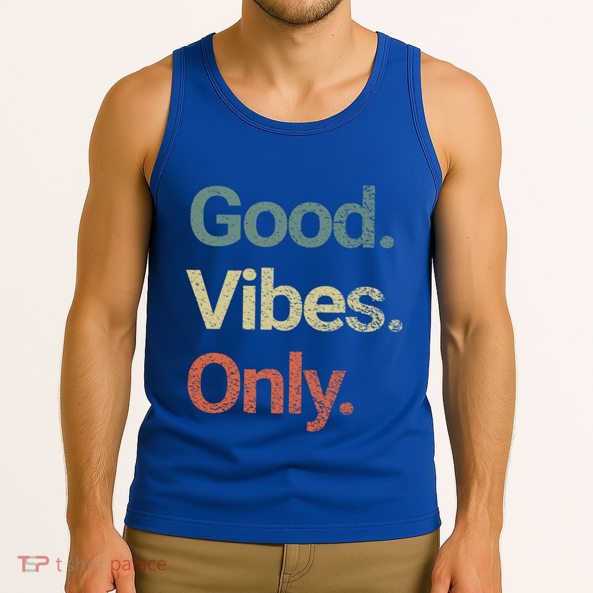 Good Vibes Only Positive Vibes Love Peace Namaste Cute Gift Tank Top