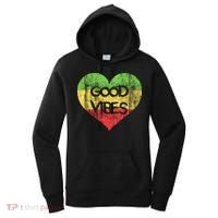 Good Vibes One Love One Heart Rastafari Gift Women's Hoodie thumb 0