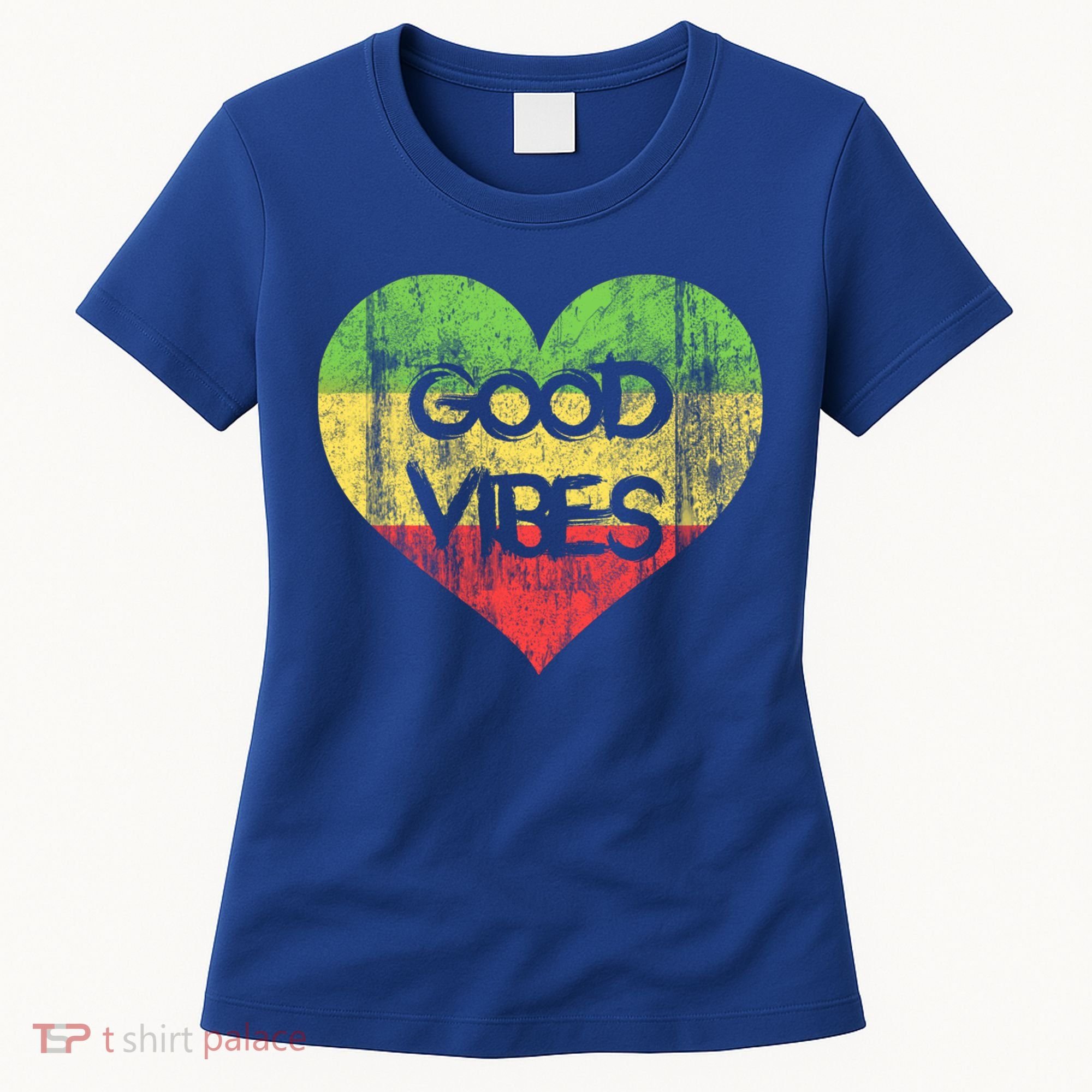 Good Vibes One Love One Heart Rastafari Gift Women's T-Shirt