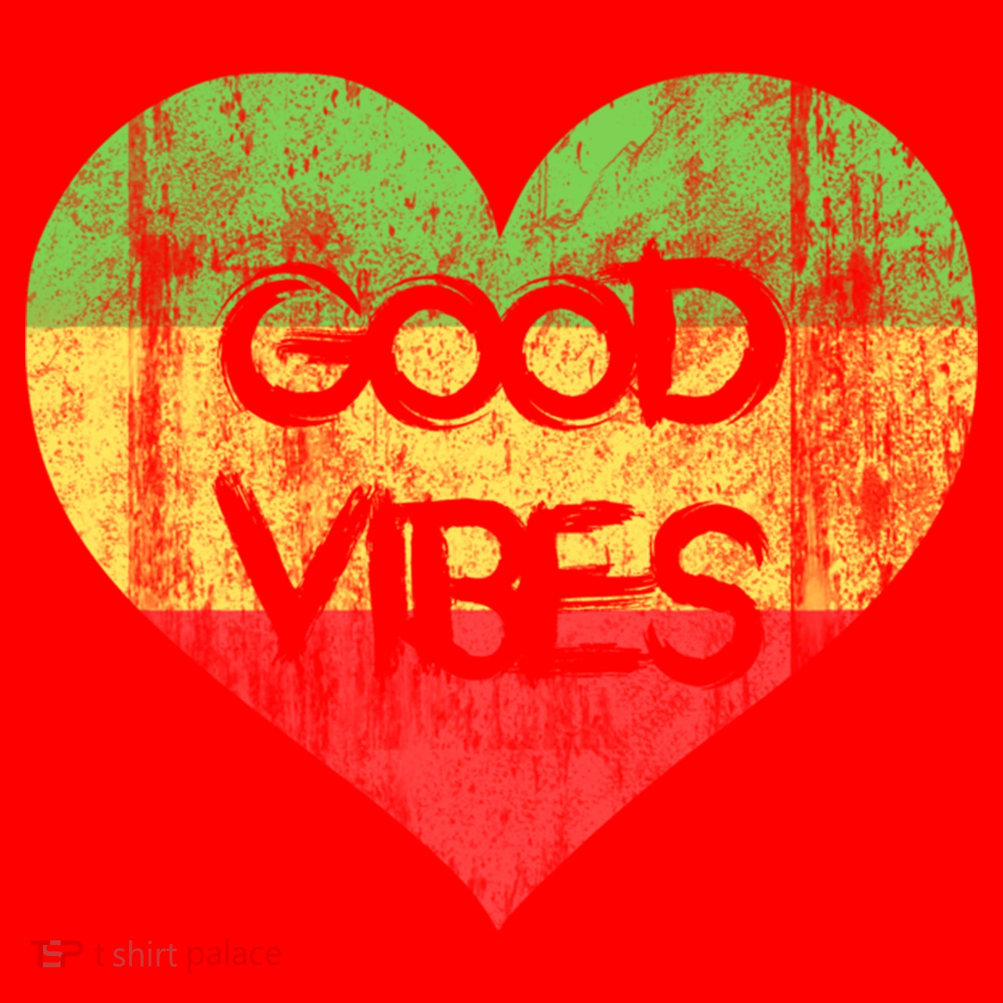 Good Vibes One Love One Heart Rastafari Gift Santa Hat
