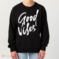 Good Vibes Positive Quote Women's Sweatshirt thumb 0