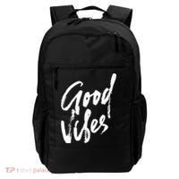 Good Vibes Positive Quote Backpack thumb 0