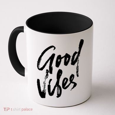 Good Vibes Positive Quote Coffee Mug