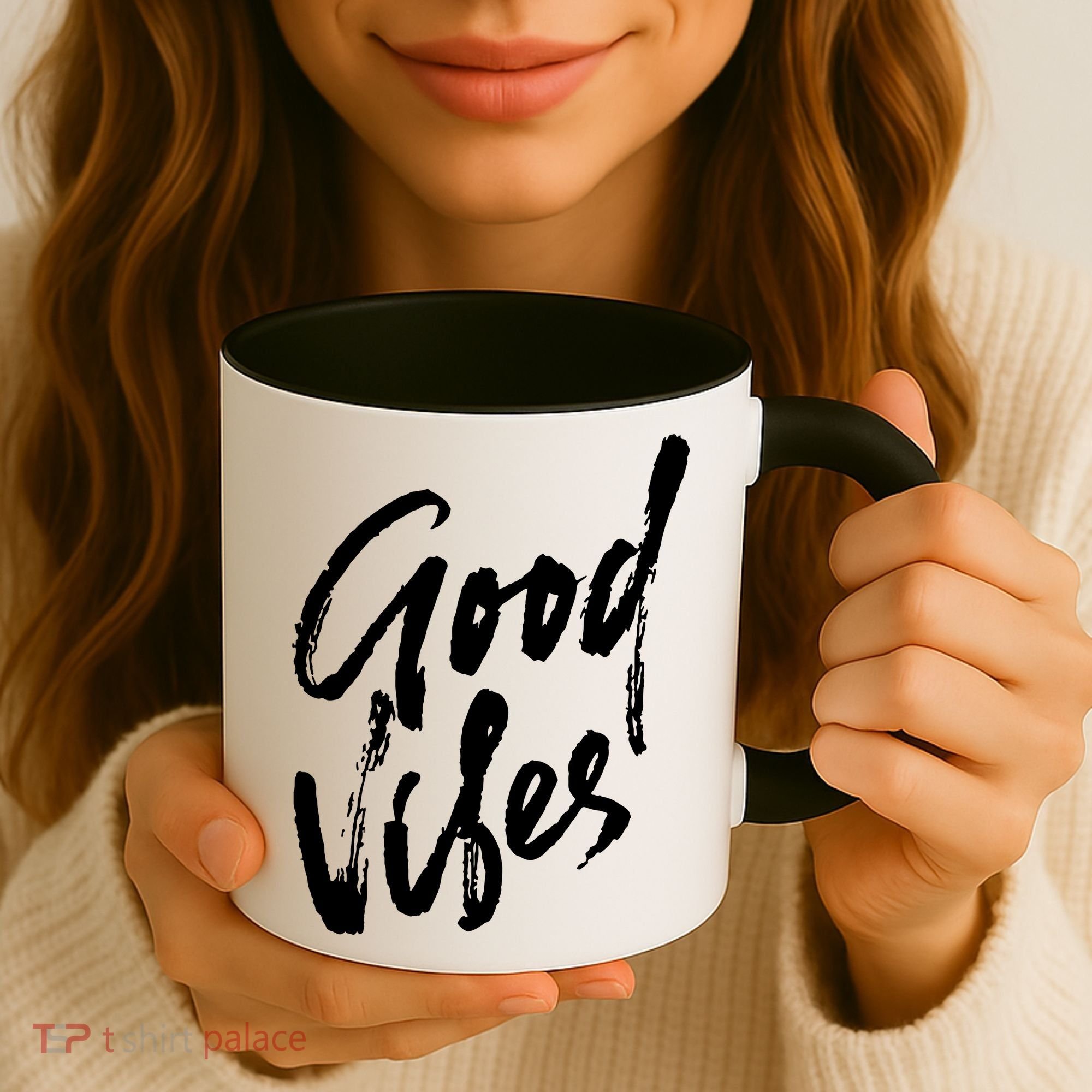 Good Vibes Positive Quote Coffee Mug
