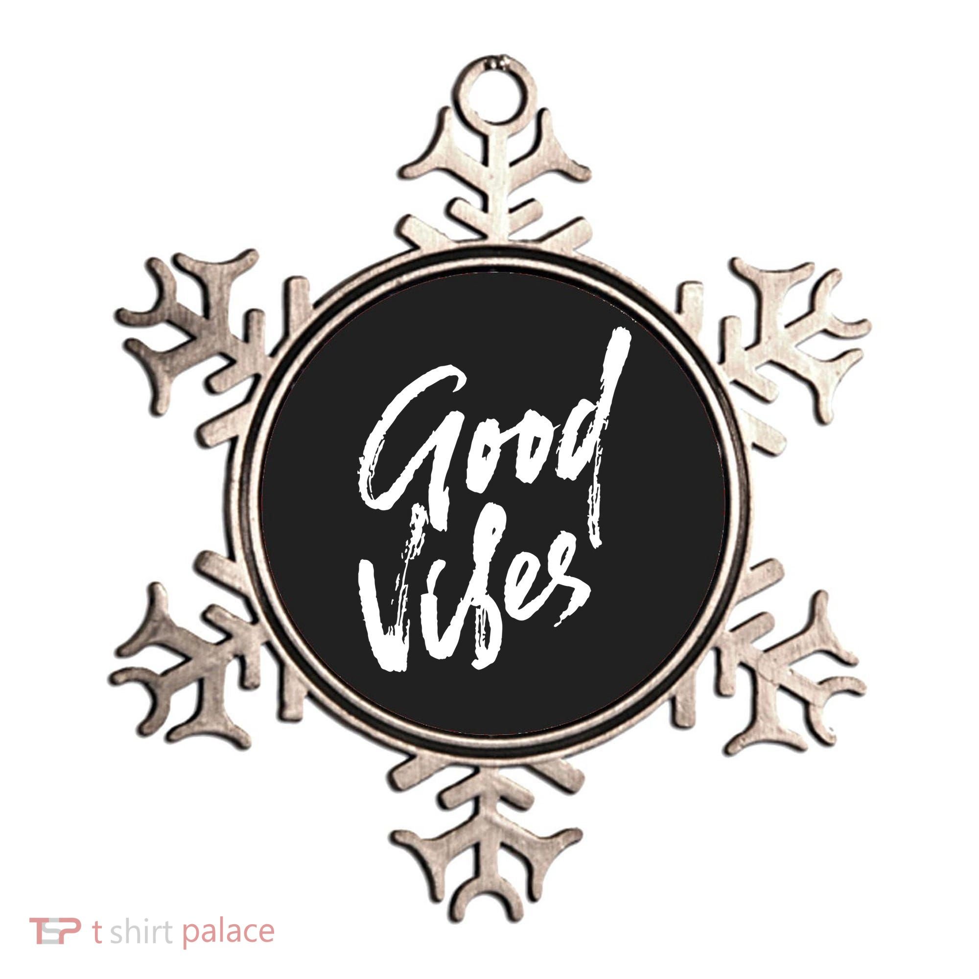 Good Vibes Positive Quote Ornament