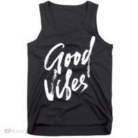 Good Vibes Positive Quote Tank Top thumb 0