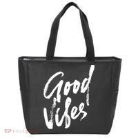 Good Vibes Positive Quote Tote Bag thumb 0
