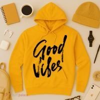 Good Vibes Positive Quote Hoodie thumb 3