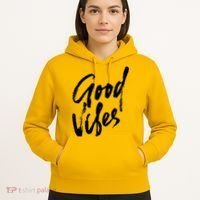 Good Vibes Positive Quote Hoodie thumb 5