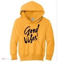 Good Vibes Positive Quote Kids Hoodie thumb 0