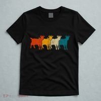 Goat Vintage Retro Farm Animal Goats T-Shirt thumb 5