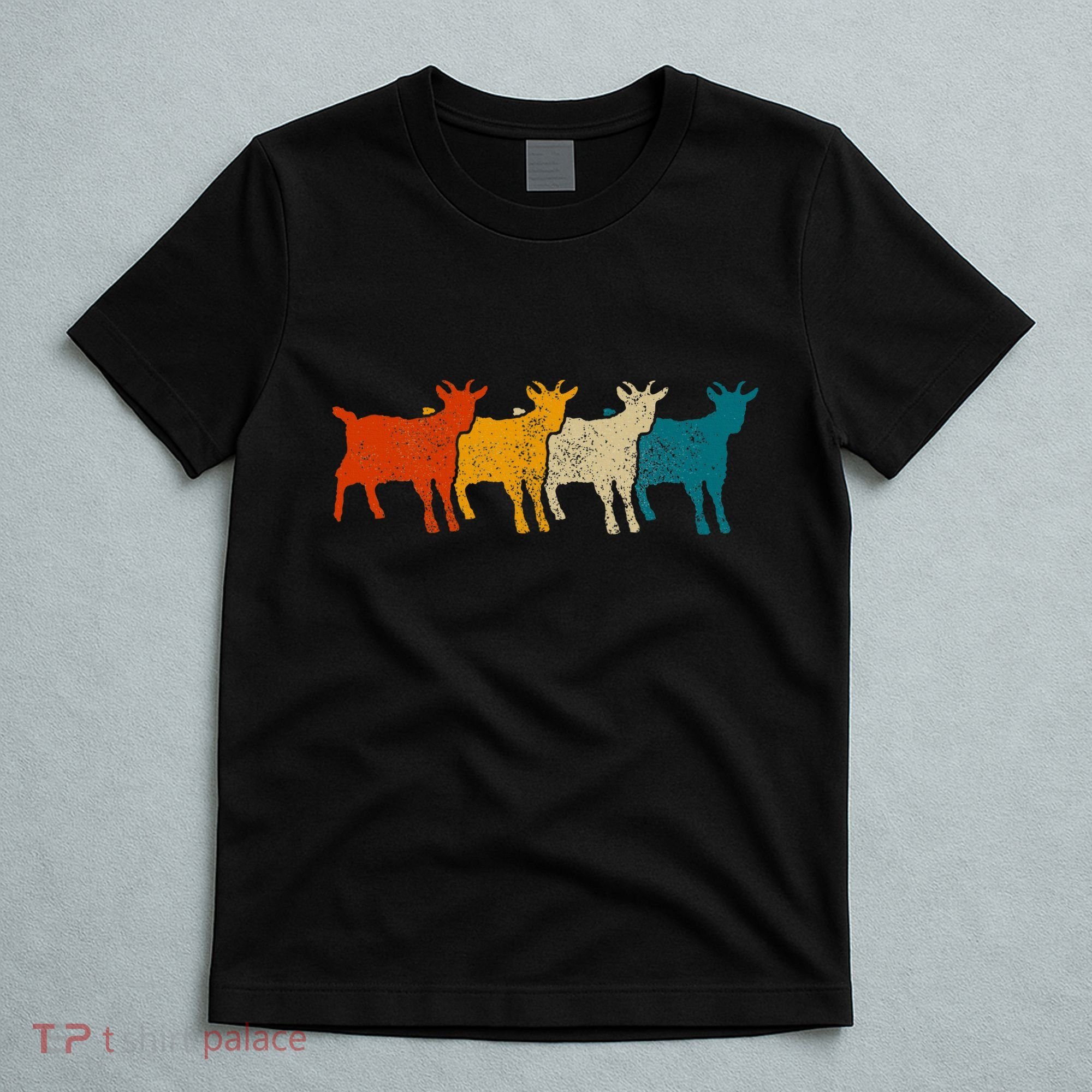 Goat Vintage Retro Farm Animal Goats T-Shirt