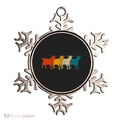 Goat Vintage Retro Farm Animal Goats Ornament