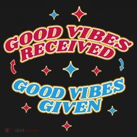 Good Vibes Received Good Vibes Given Retro Apron thumb 3