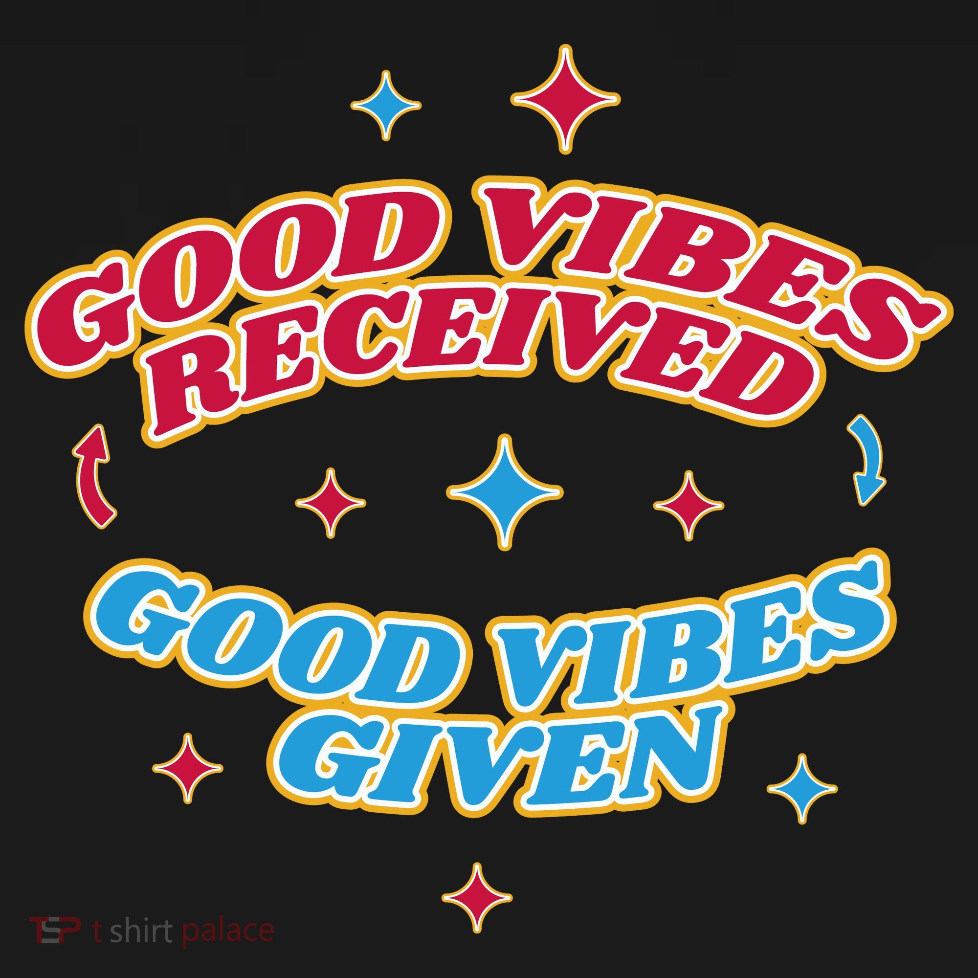 Good Vibes Received Good Vibes Given Retro Apron