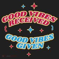 Good Vibes Received Good Vibes Given Retro Beanie thumb 2