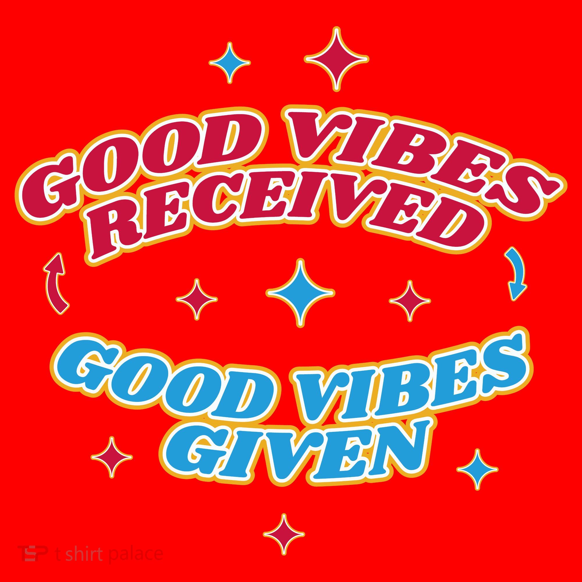Good Vibes Received Good Vibes Given Retro Santa Hat